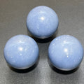 Blue Angelite Crystal Sphere (1.5 Inch)