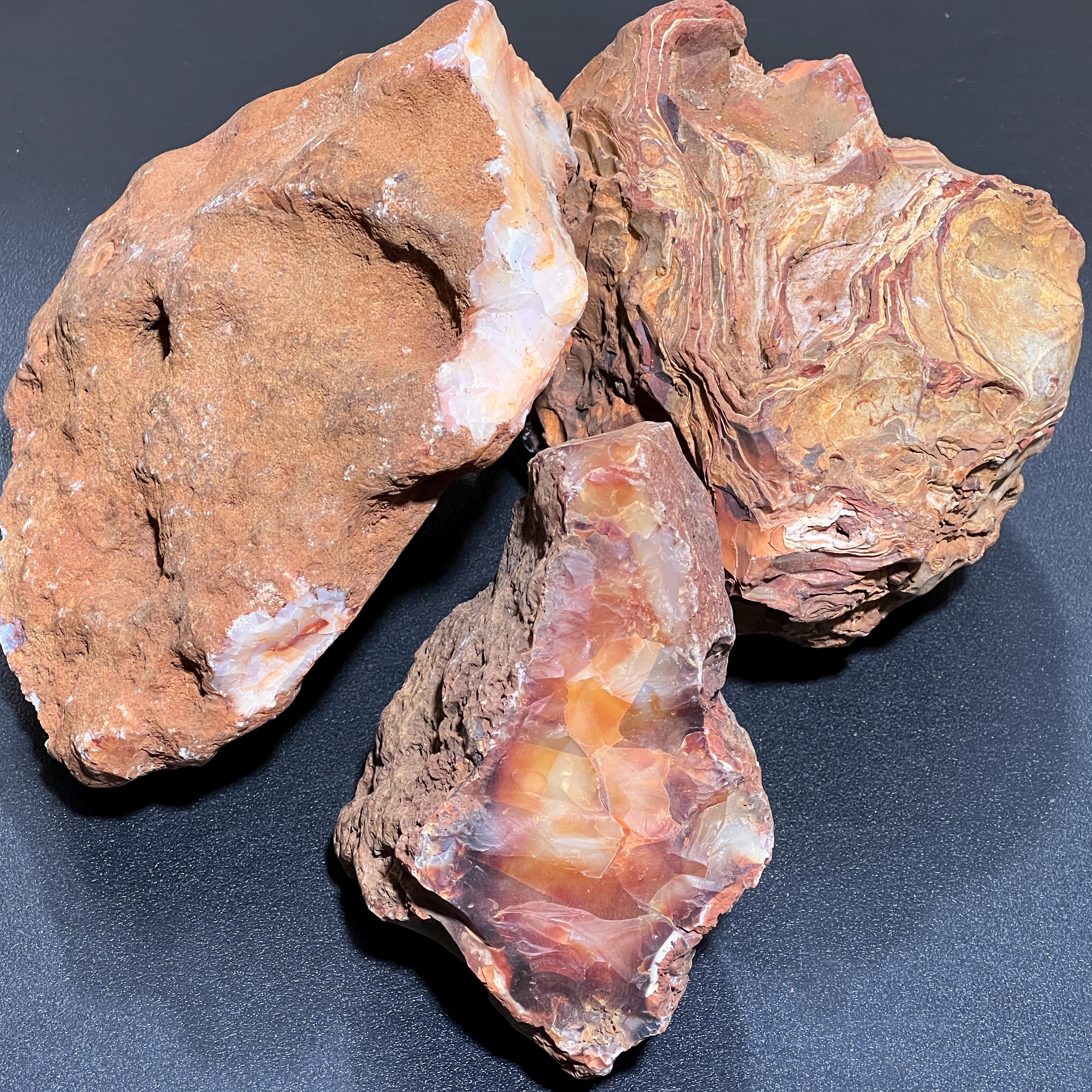 Red Carnelian Agate Raw Crystal Boulders Large Extra Quality (4-8 Inches)