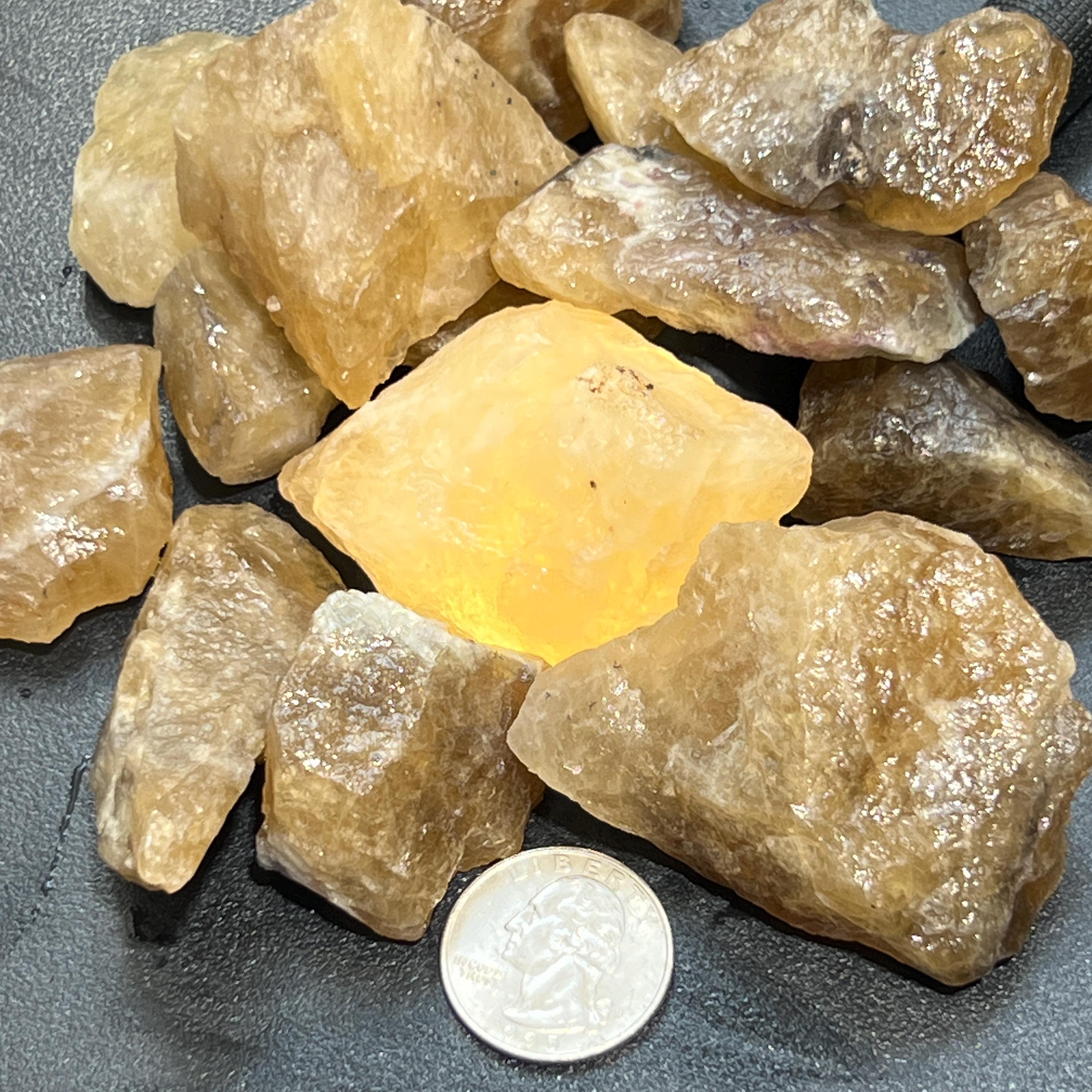 Citrine Crystal Raw Stones (Untreated)