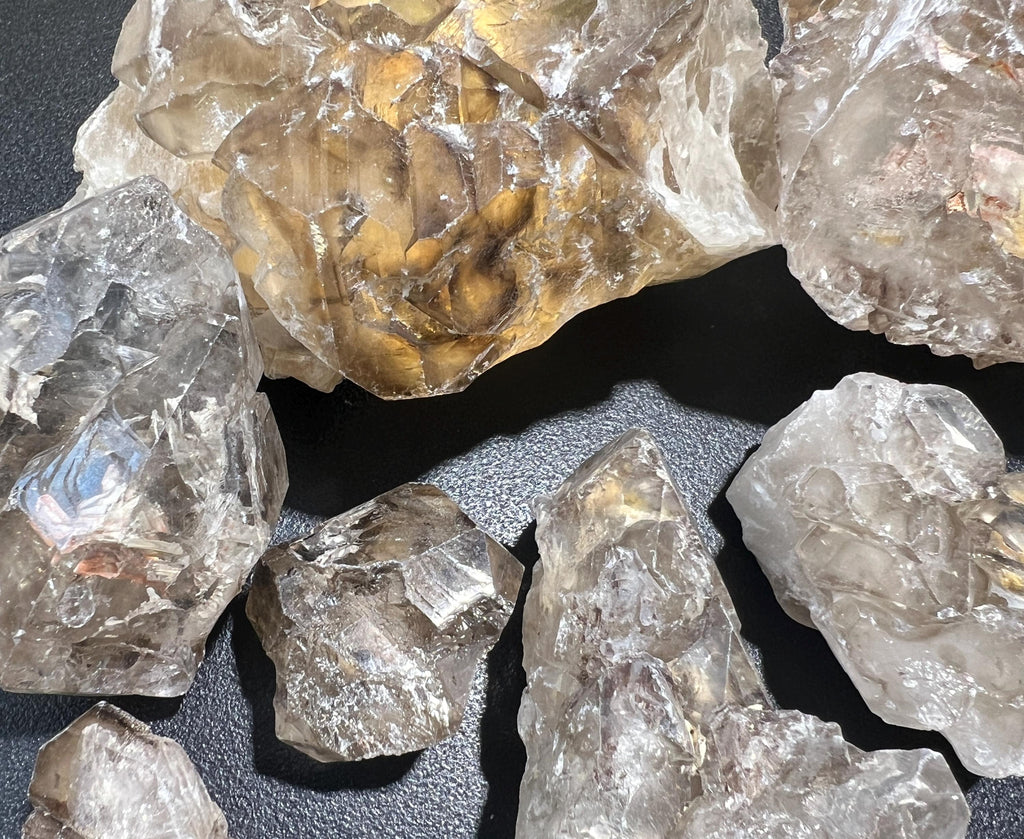 Elestial Alligator Quartz Raw Crystal Clusters