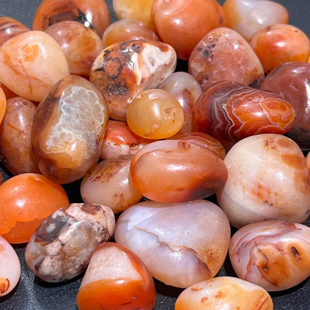 Red Carnelian Agate Tumbled Stones