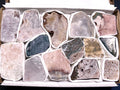 Pink Amethyst Raw Crystals (Avg 2 LBs) Box Flat