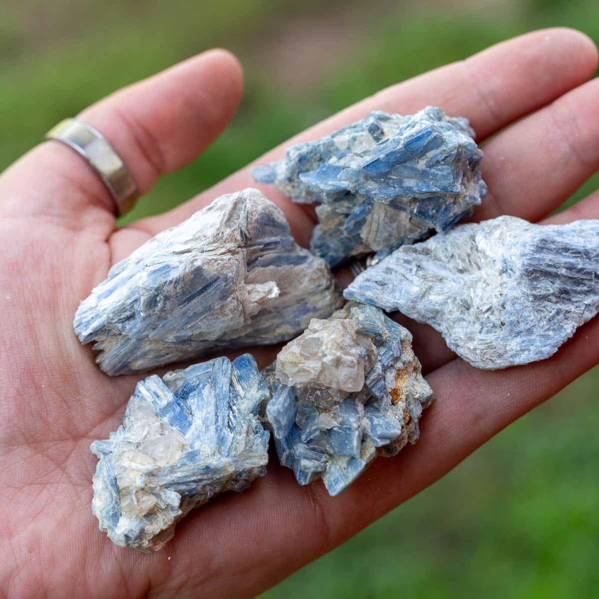 Blue Kyanite In Matrix Raw