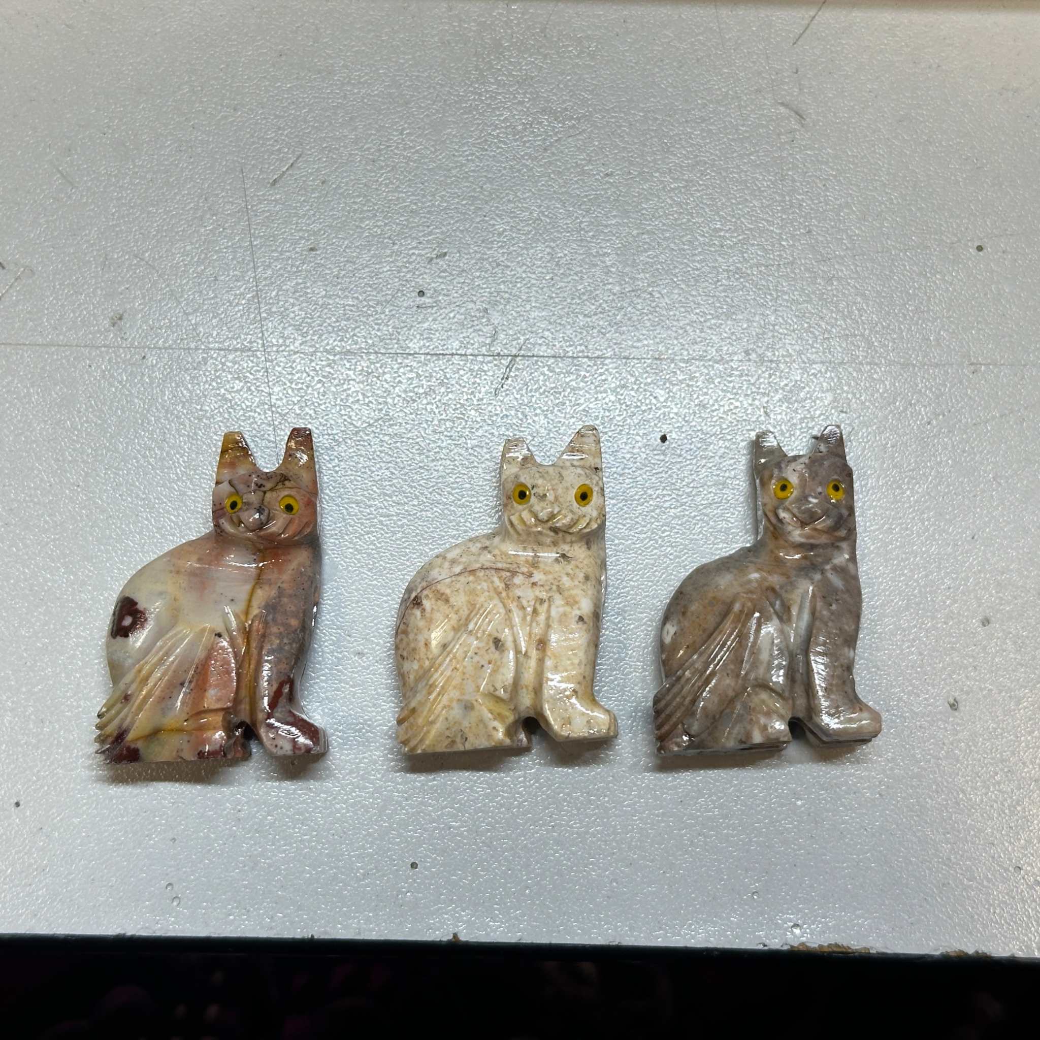 Hand Cut Dolomite Stone Spirit Animal