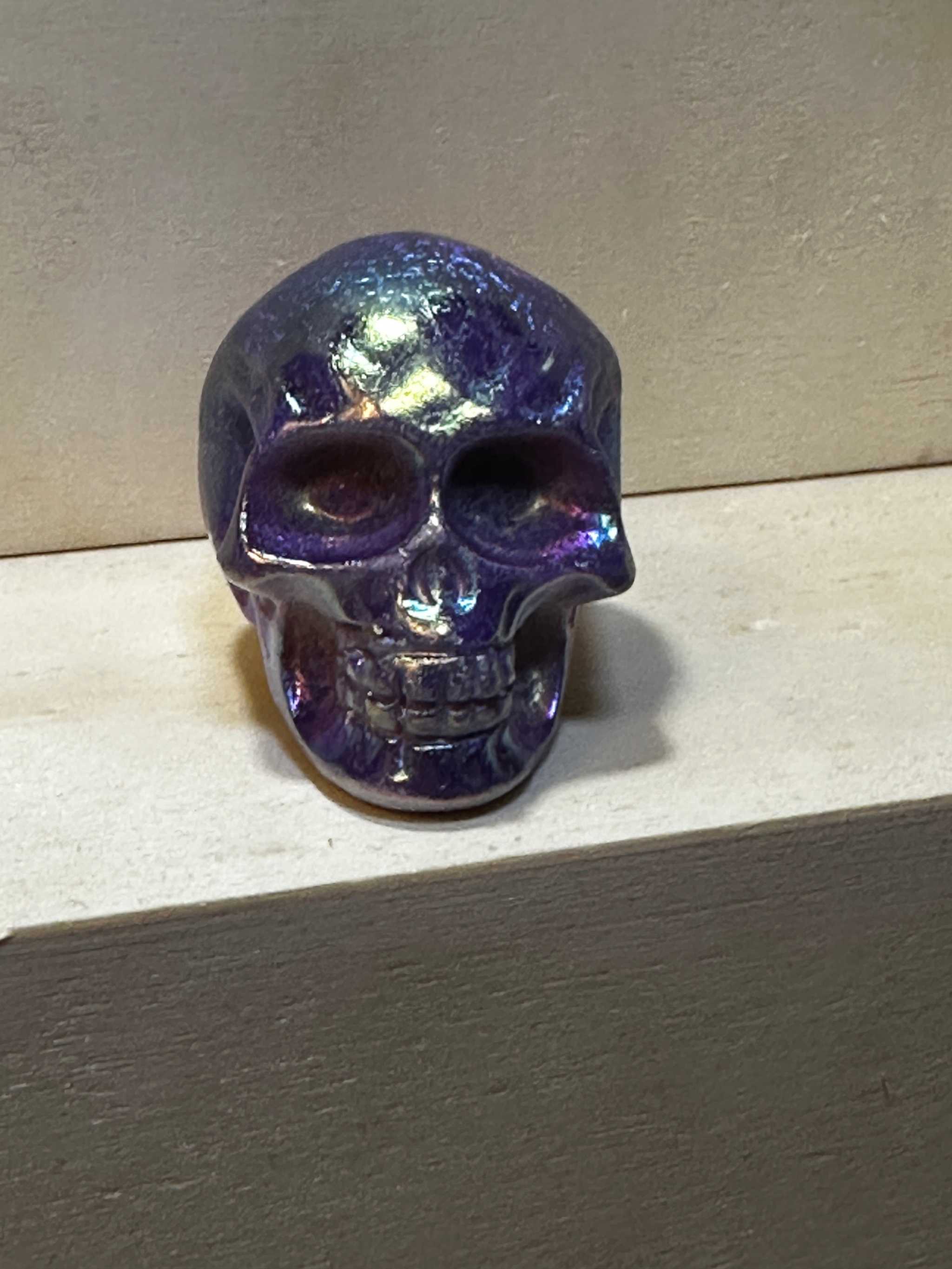 2" Gemstone Skull (Multiple Types)