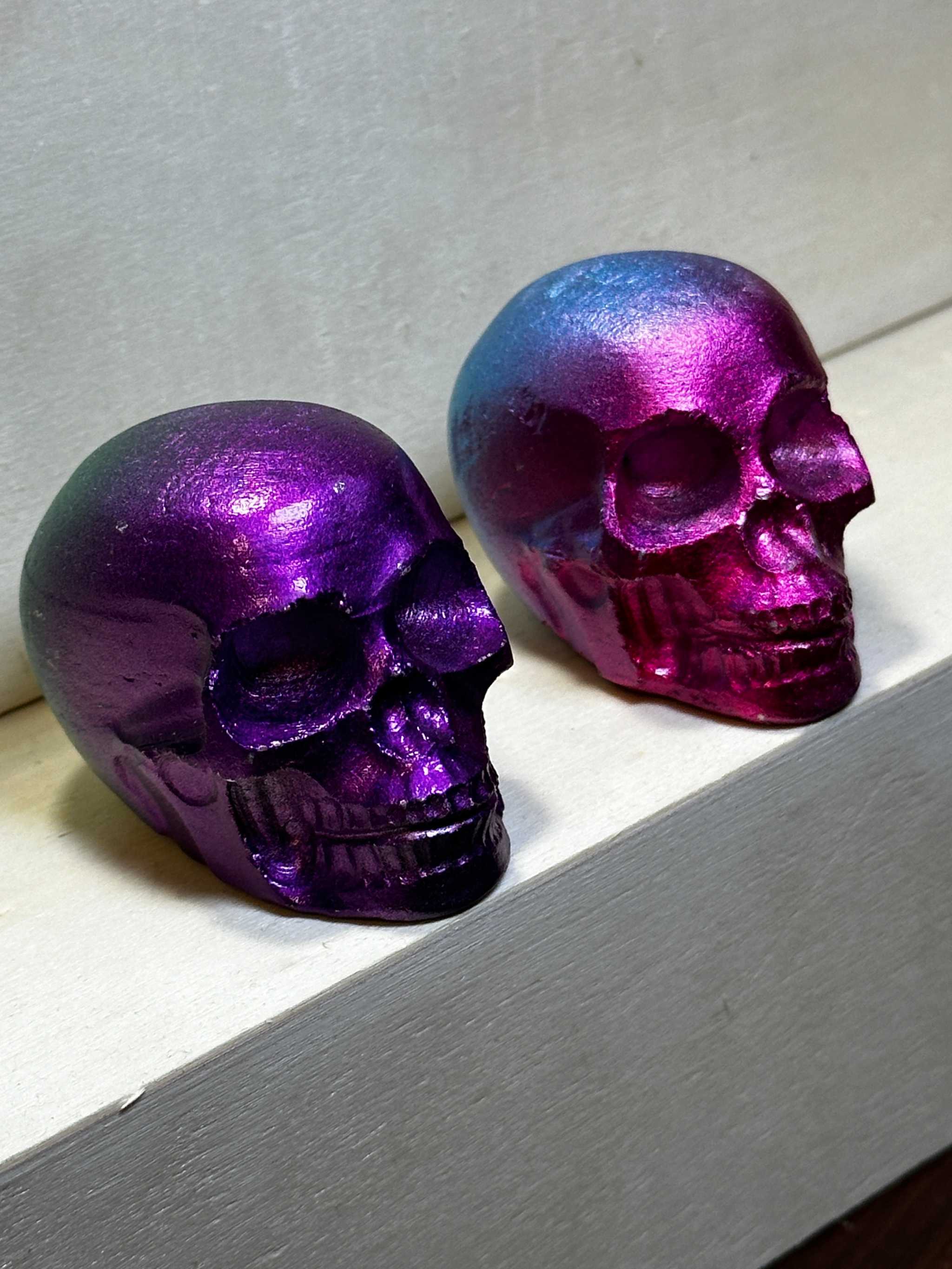 2" Gemstone Skull (Multiple Types)