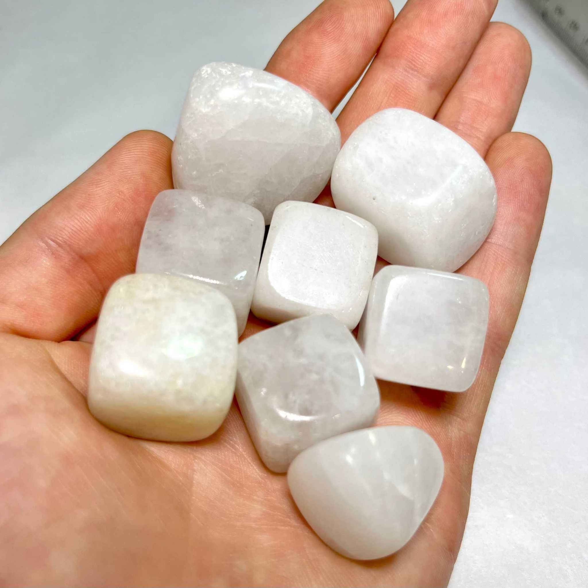 White Jade Tumbled Stone