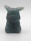 Blue Banded Calcite (Blue Onyx) Pikachu Crystal Carving – Calming & Collectible