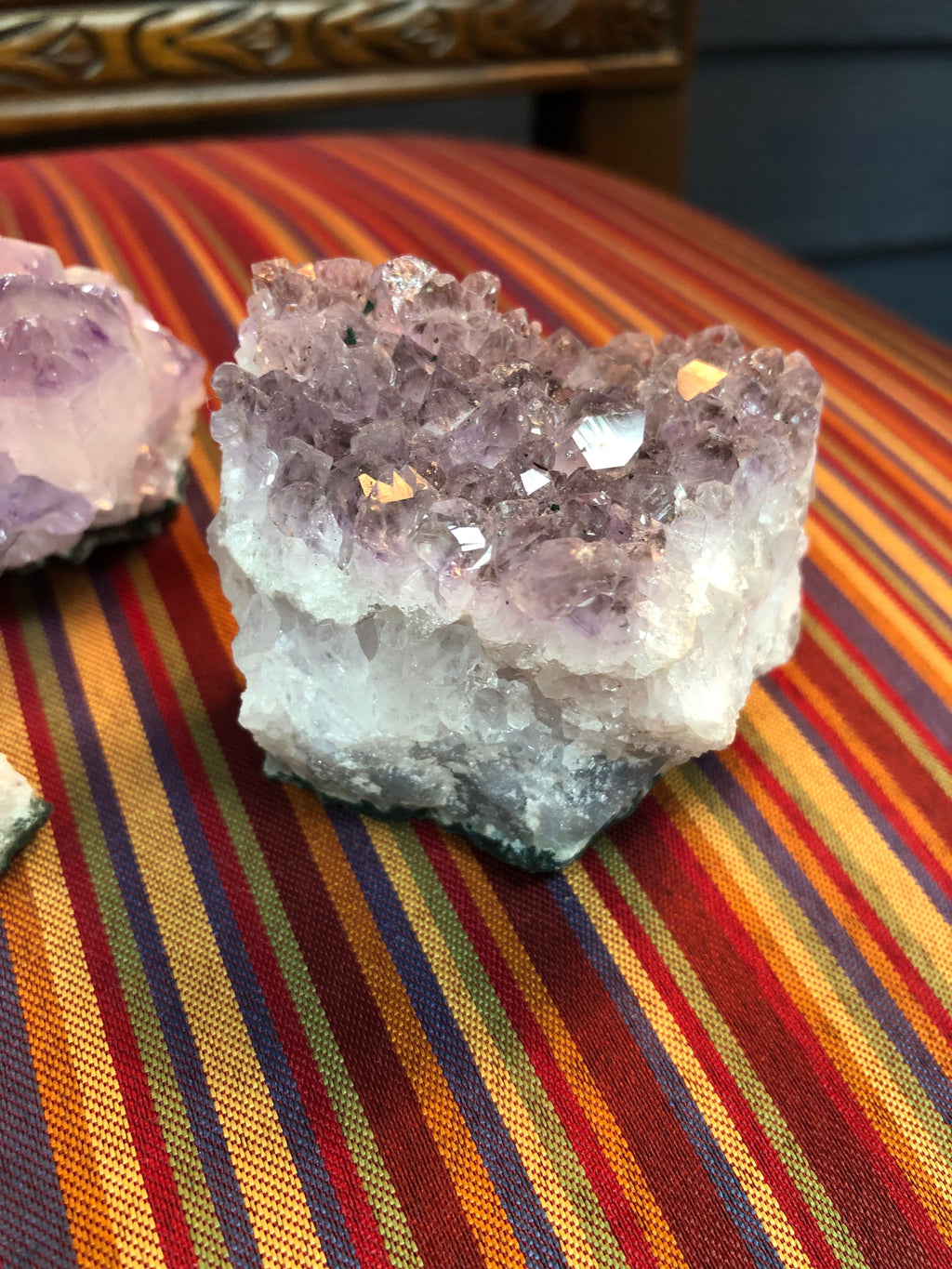 Amethyst Druzy Clusters (1–3") – Calm • Intuition • Spiritual Protection