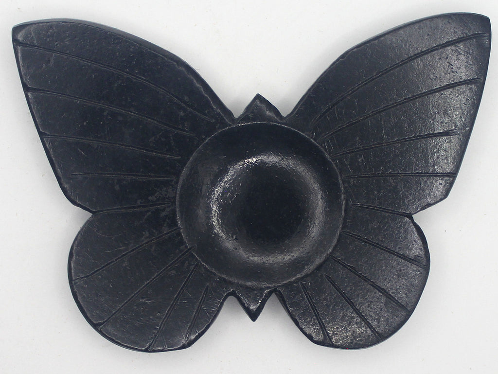 Black Jasper Butterfly Dish