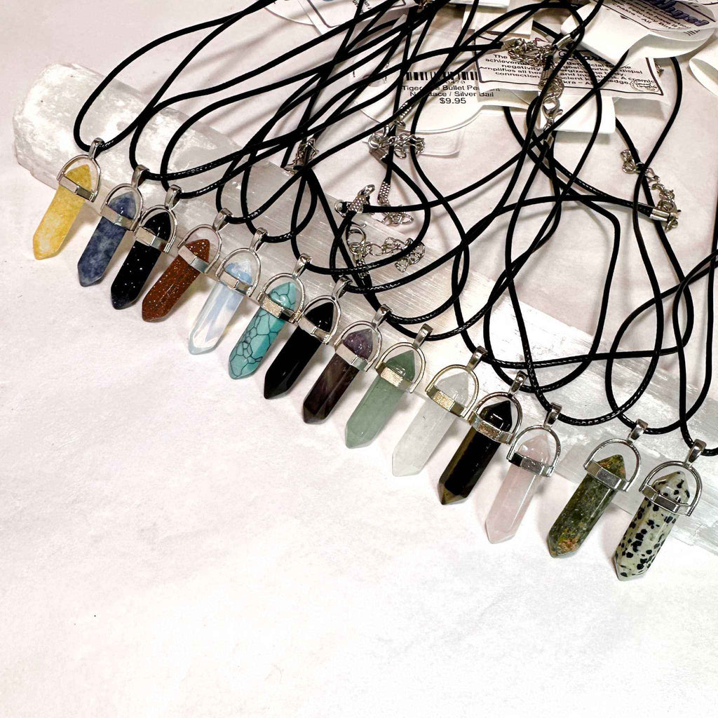 Sodalite Bullet Point Necklace