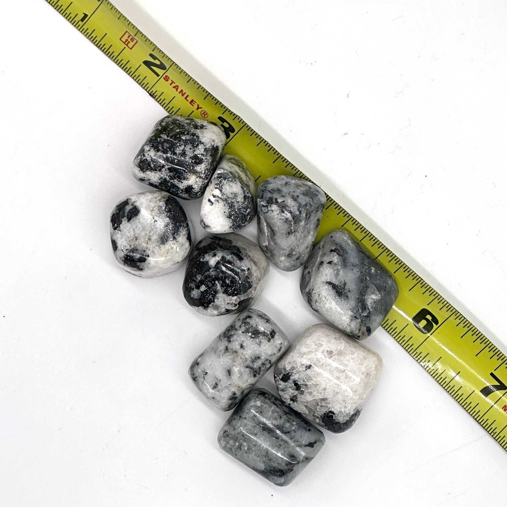 Tourmaline Quartz (Hand Polished) Tumbled Stone