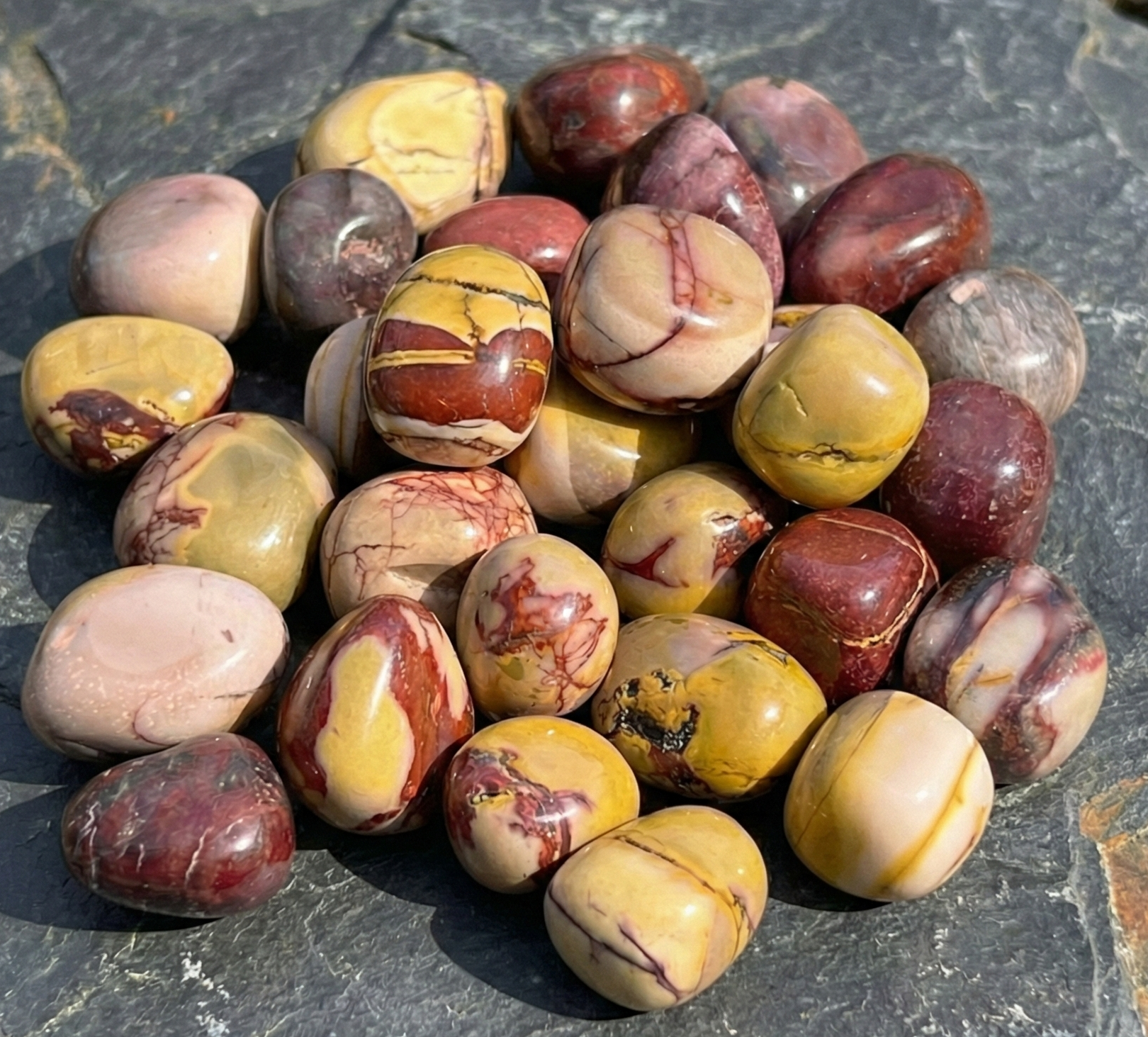Australian Mookaite Jasper Tumbled Stones
