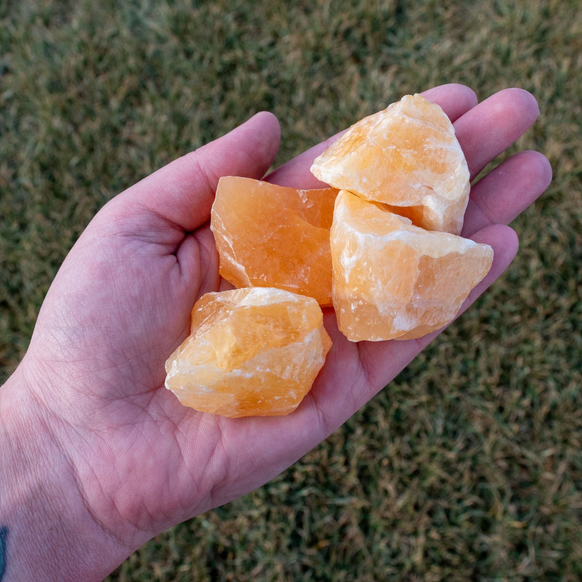 Orange Calcite Raw