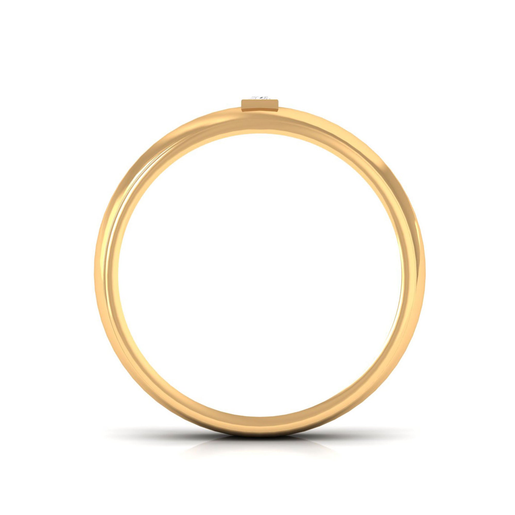 Natural Diamond Mens Wedding Band Ring