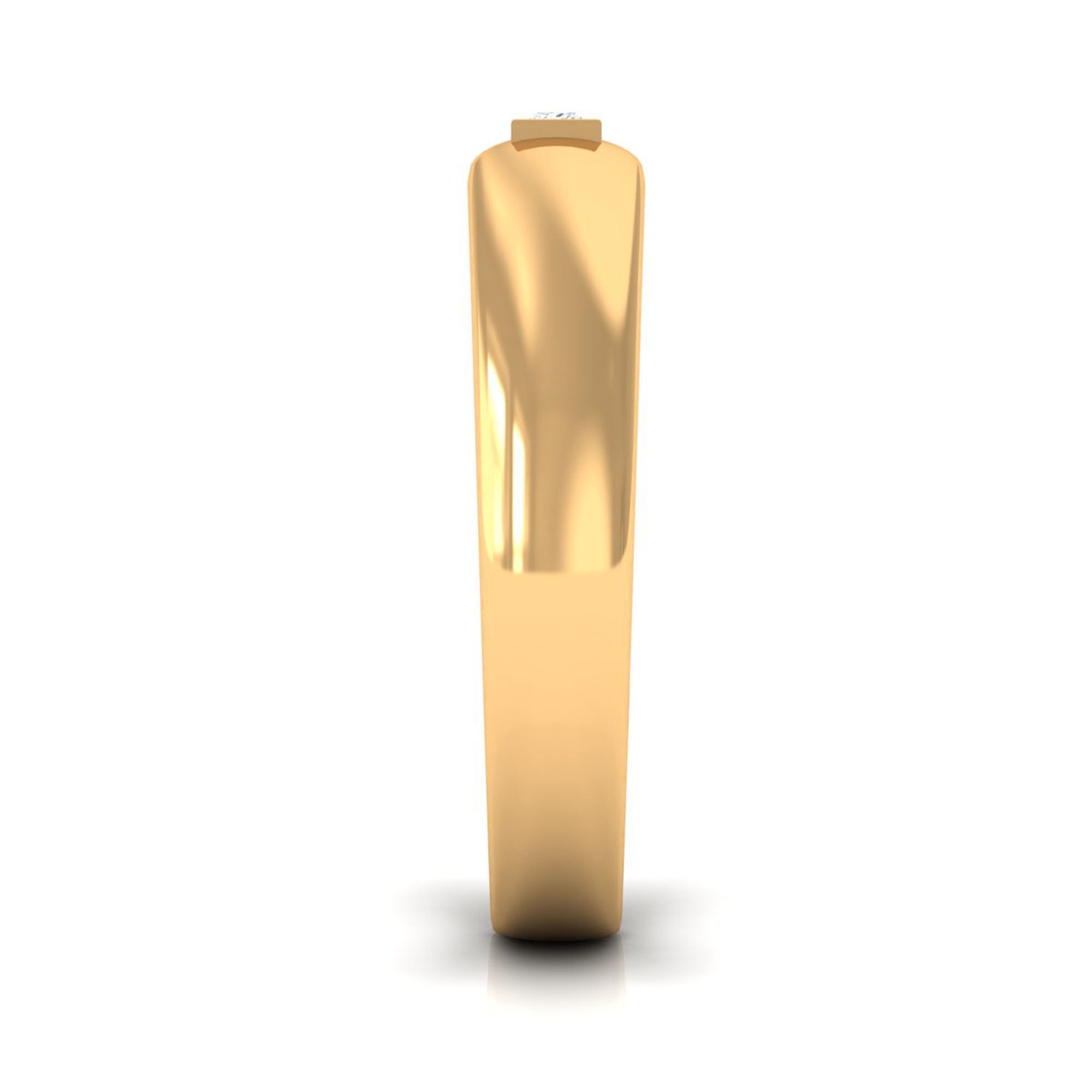 Natural Diamond Mens Wedding Band Ring