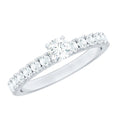Natural Diamond Promise Ring for Engagement