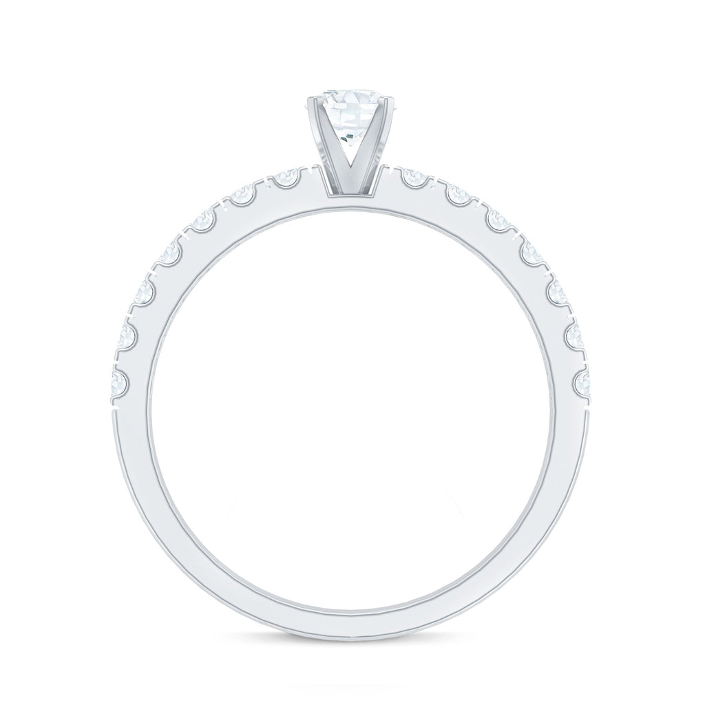 Natural Diamond Promise Ring for Engagement