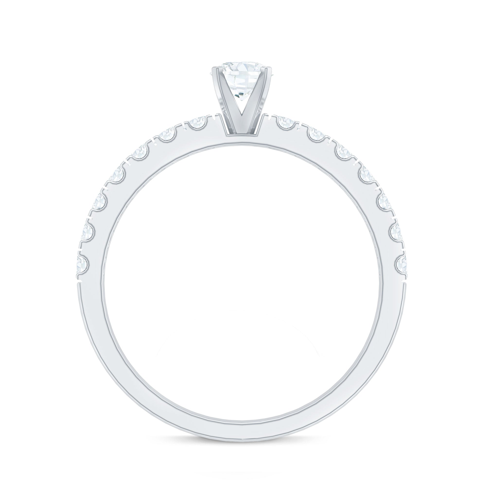 Natural Diamond Promise Ring for Engagement