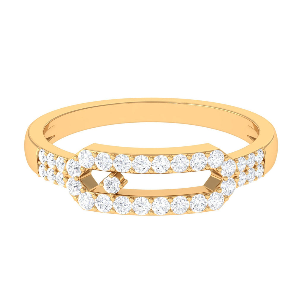 Contemporary Natural Diamond Ring for Women