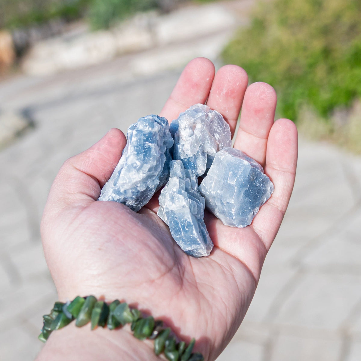 Blue Calcite Raw