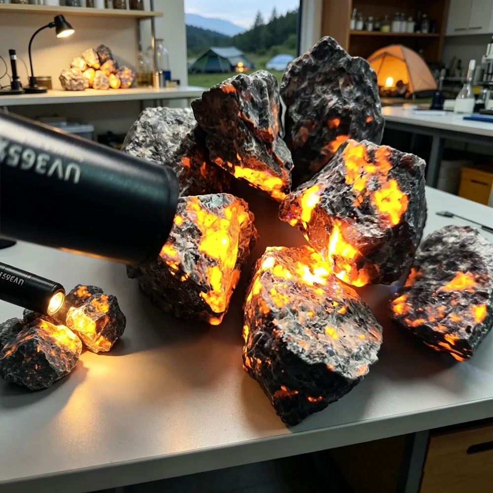 Natural Raw Yooperlite Fluorescent Stone