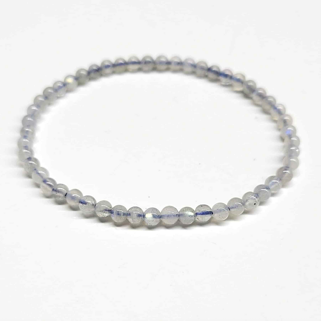 Labradorite Round Bead Bracelet - Magical Protection