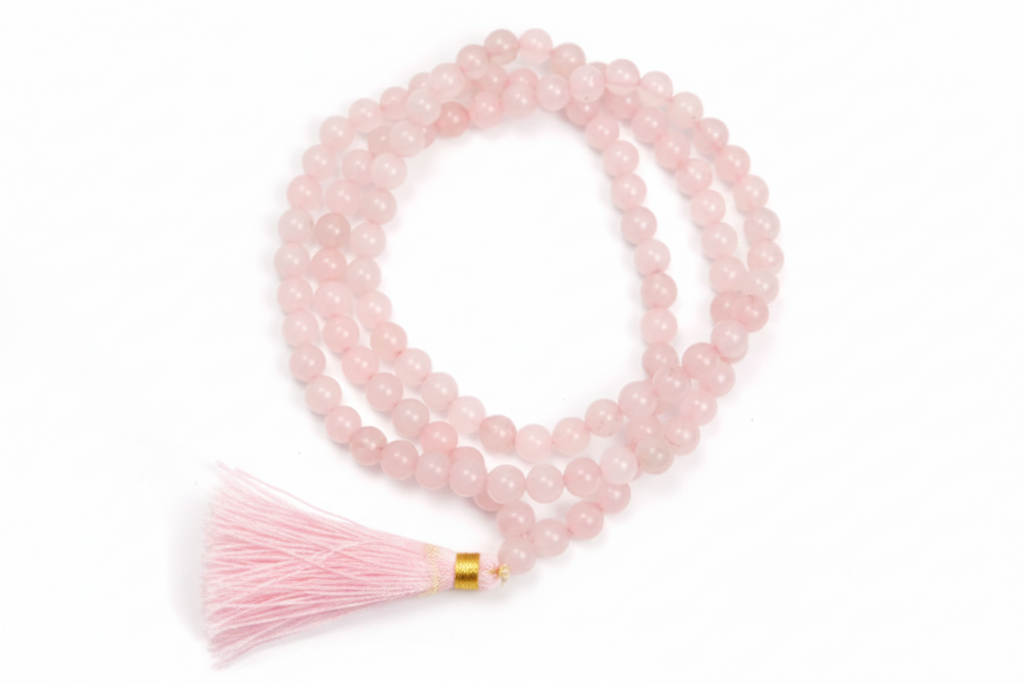 Rose Quartz Mala Necklace