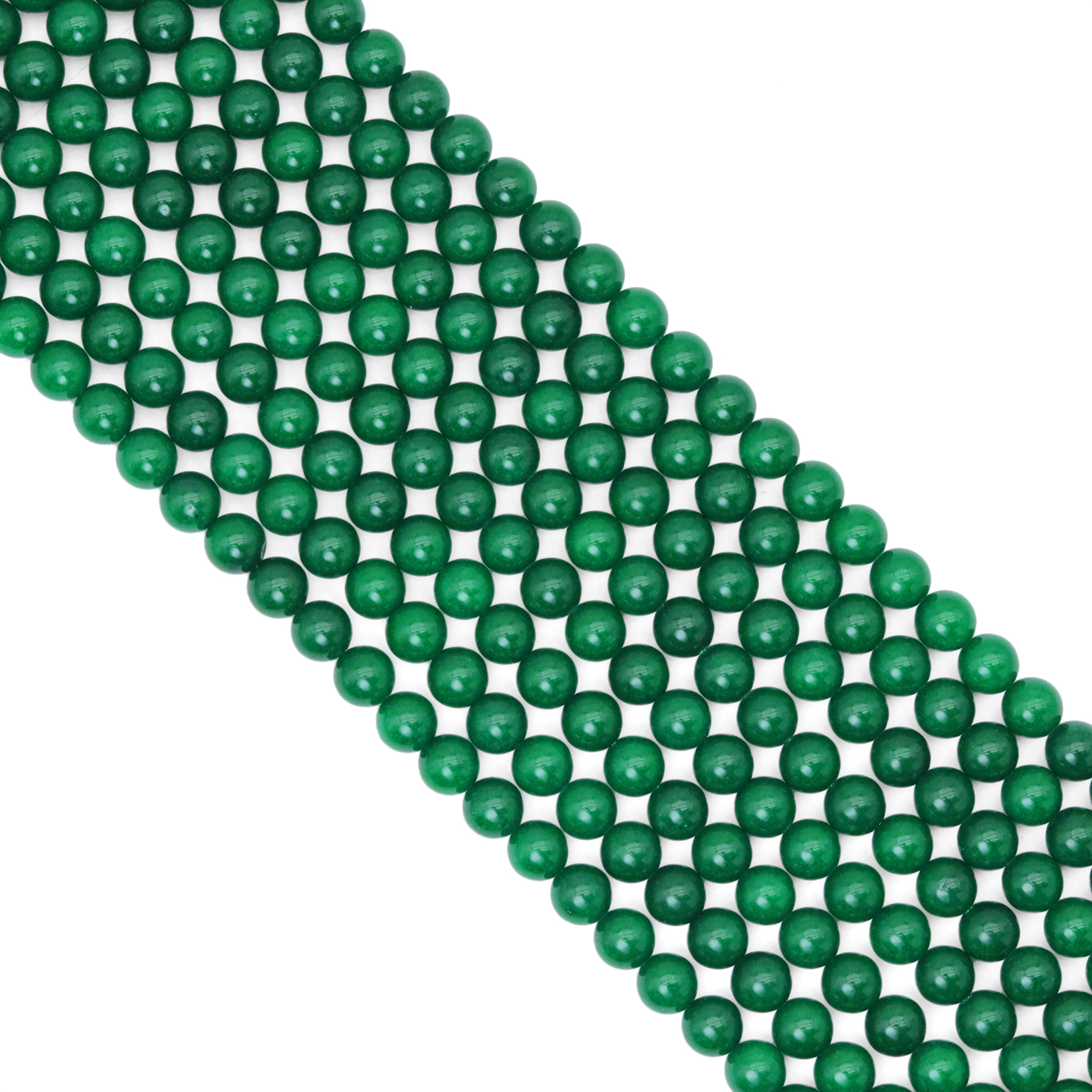 Natural Smooth Emerald Jade beads, 15.5"full strand, sku# U2122