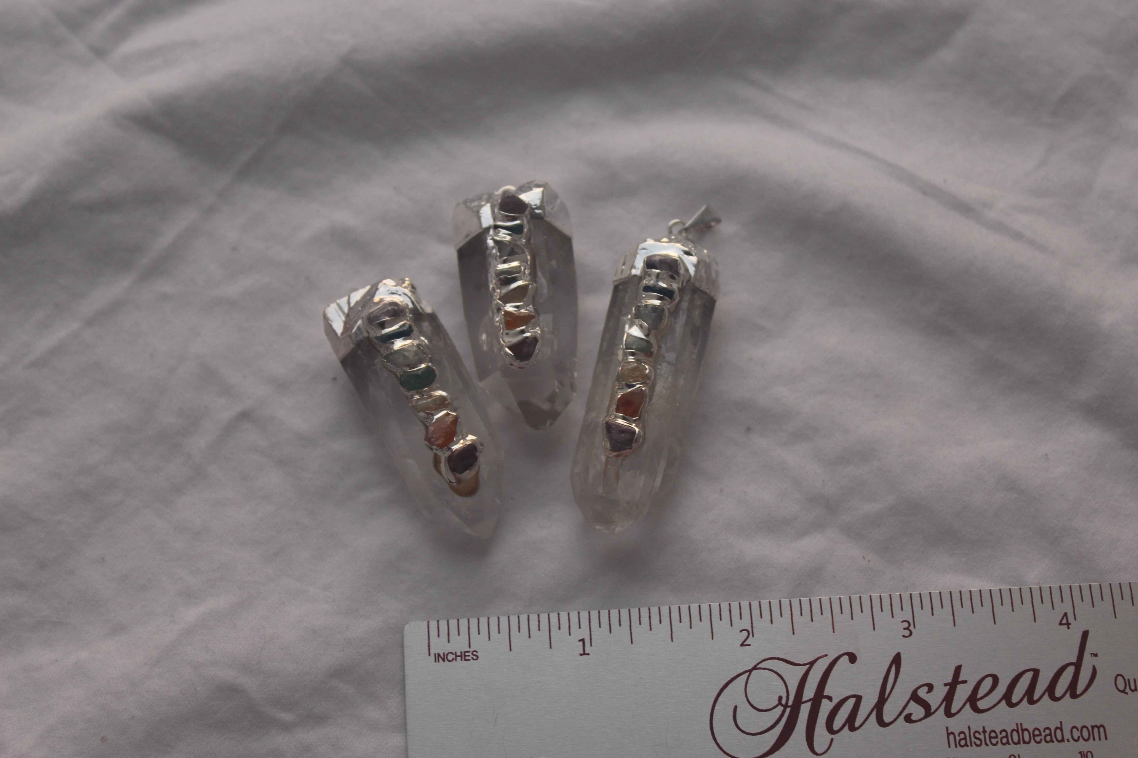 Chakra Quartz Pendant