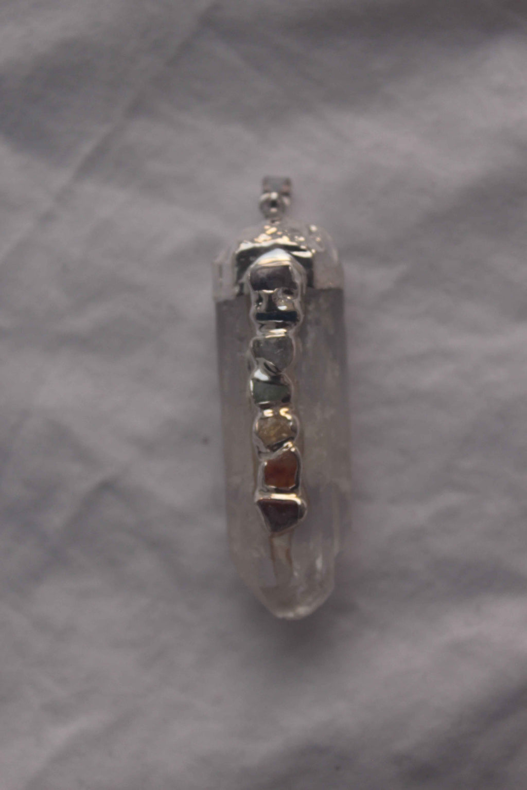 Chakra Quartz Pendant