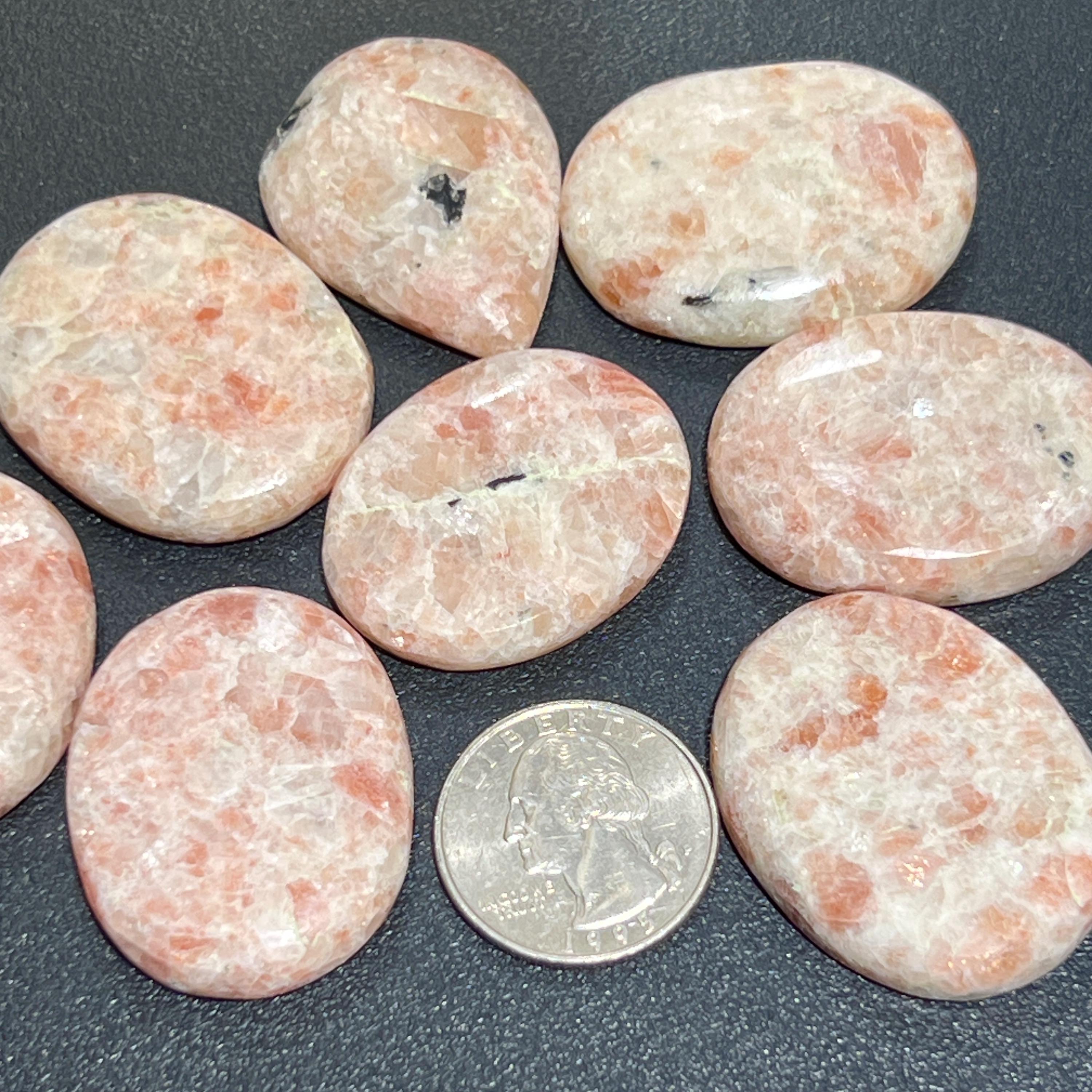 Sunstone Heliolite Cabochons