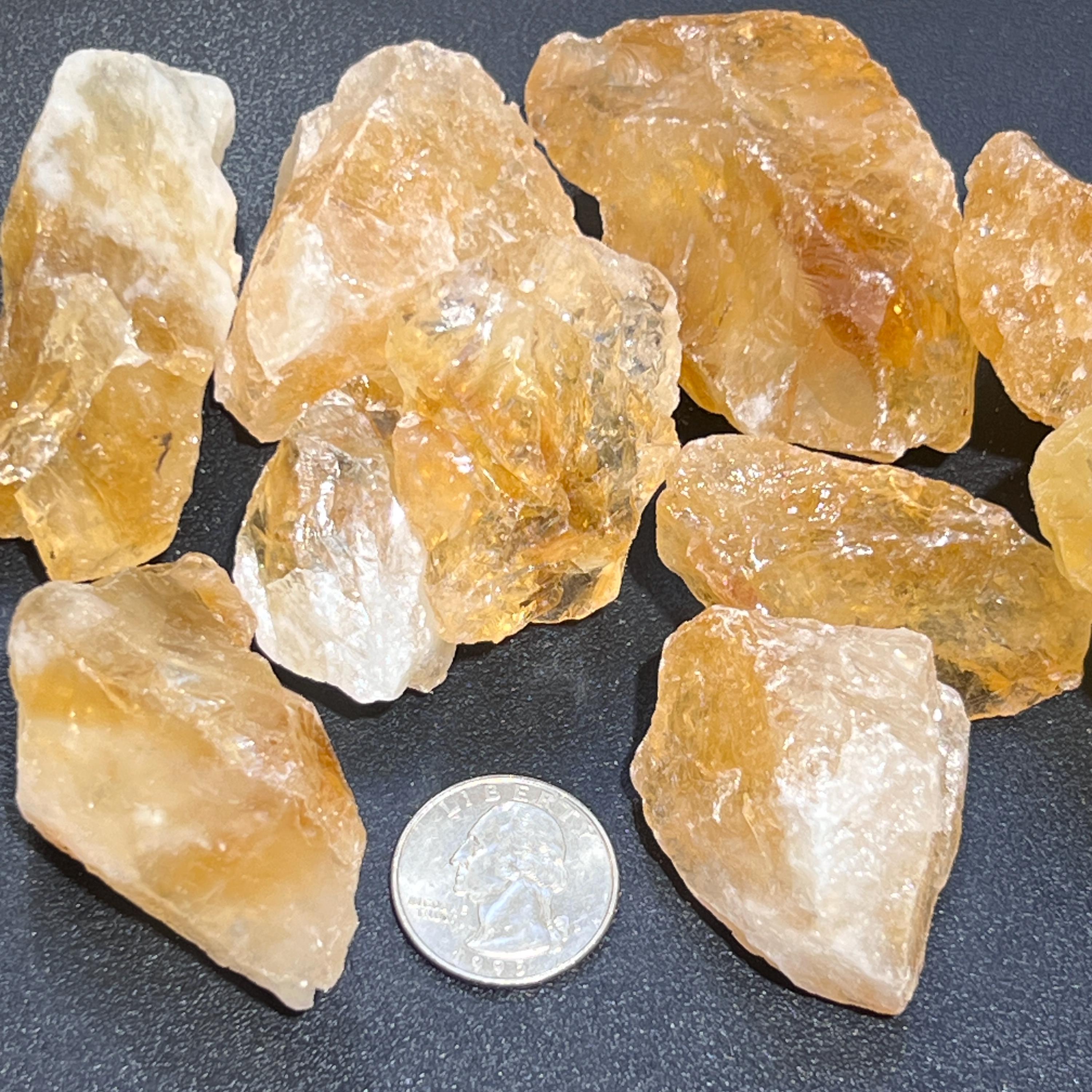 Citrine Crystals Large Raw Stones