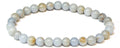 Angelite Round Bead Bracelet - Angelic Communication