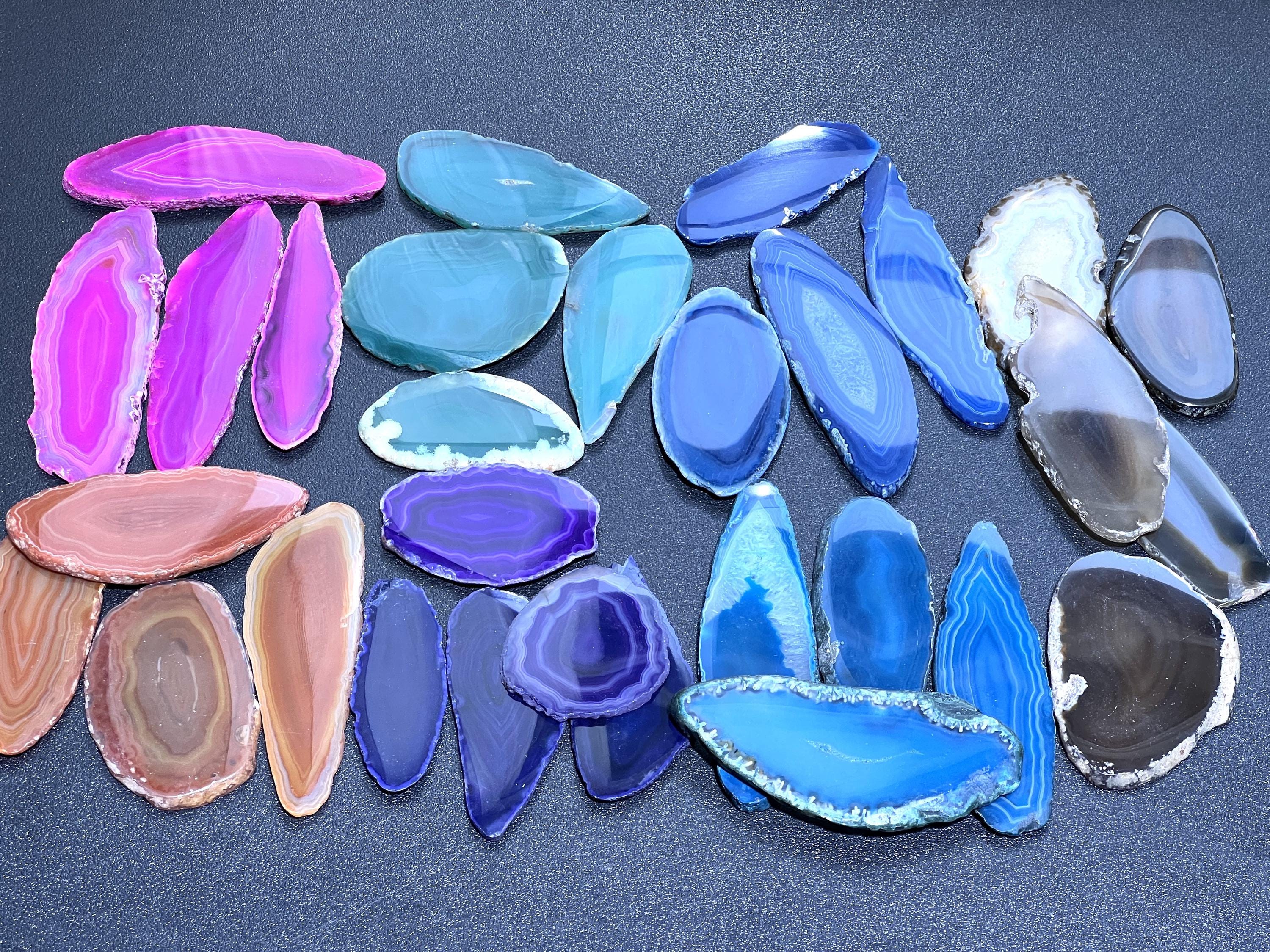 Oval Agate Slices (1 Pound, 2-3 Inches)