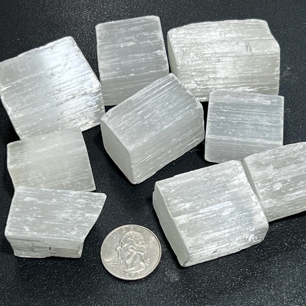 Selenite Satin Spar Raw Crystal Stones