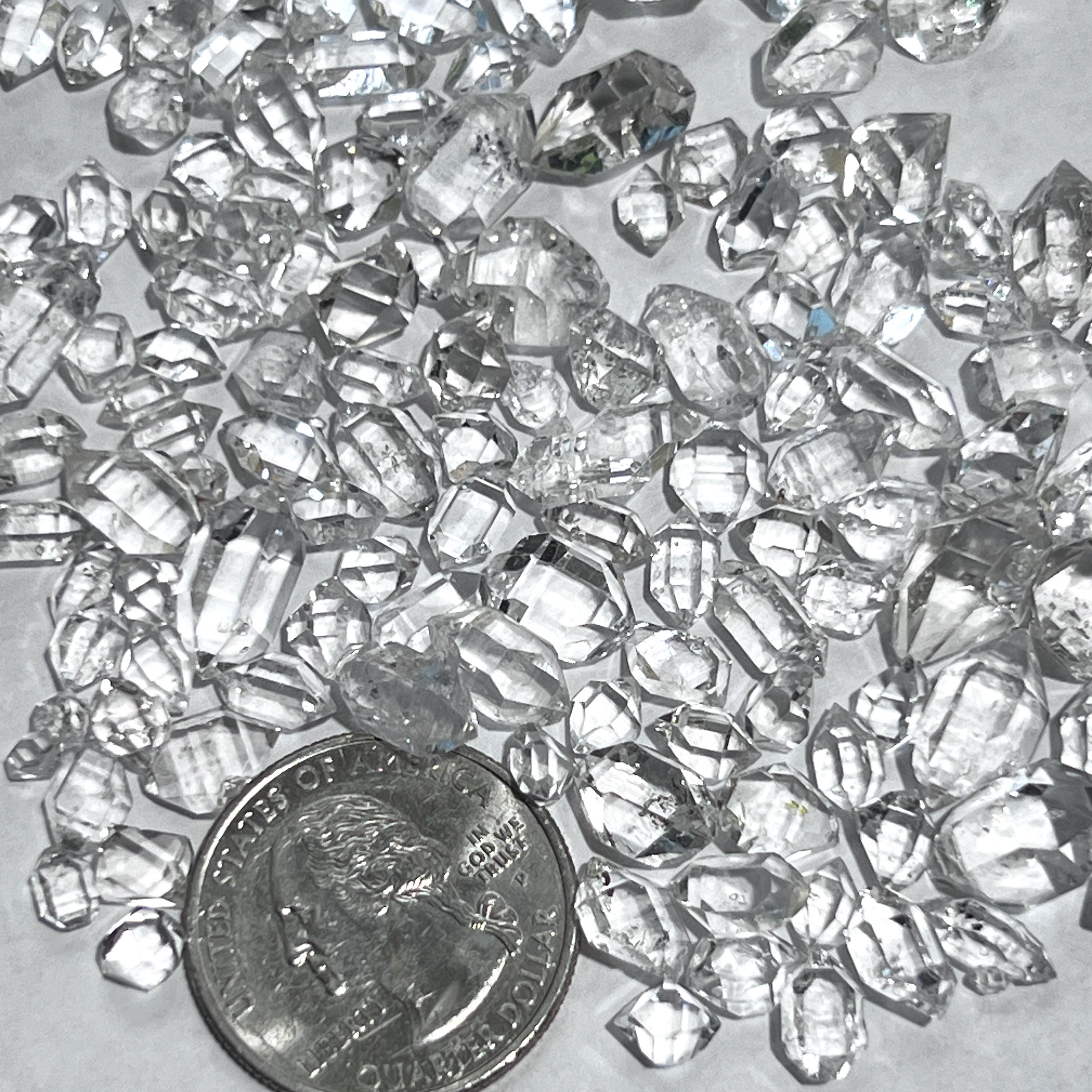 Clear Quartz Crystal Double Terminated Small Extra Quality (Herkimer Like Diamond Shapes)