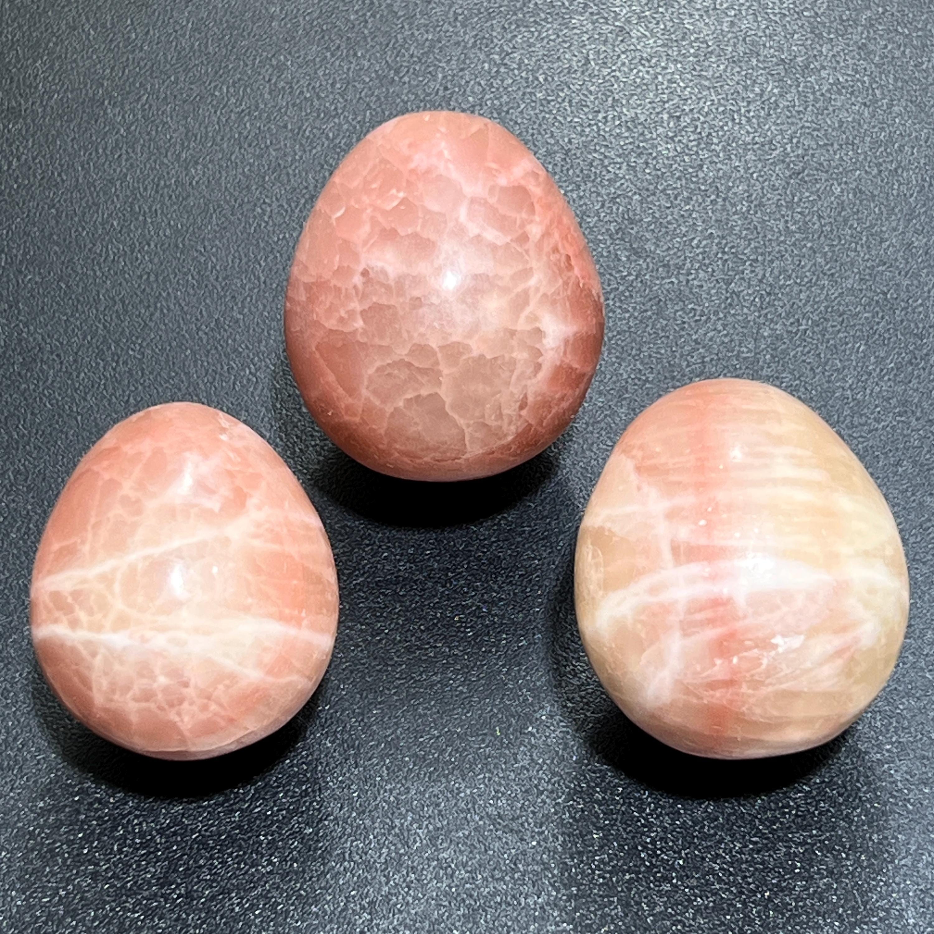 Rose Red Calcite Crystal Polished Egg