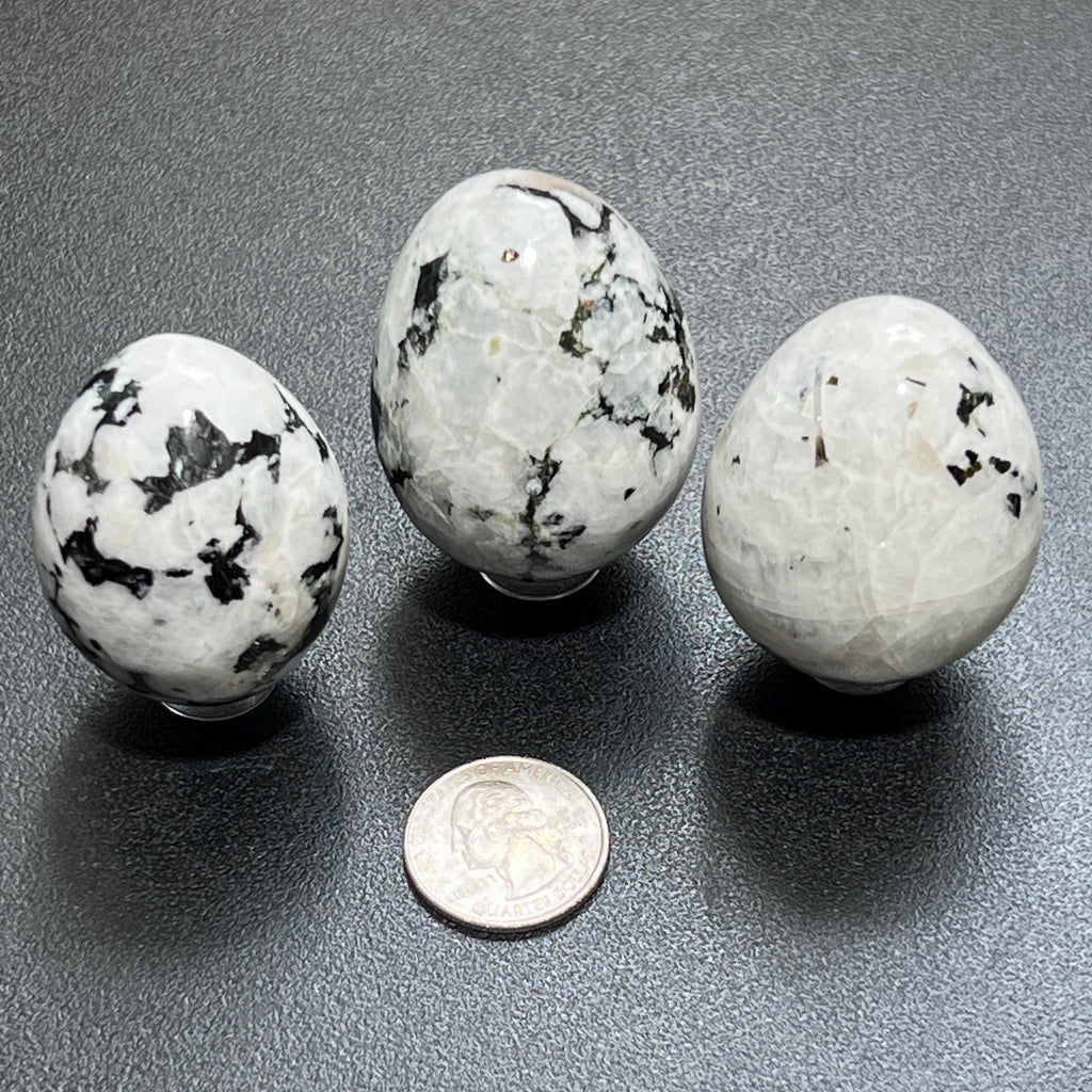 Rainbow Moonstone Polished Egg