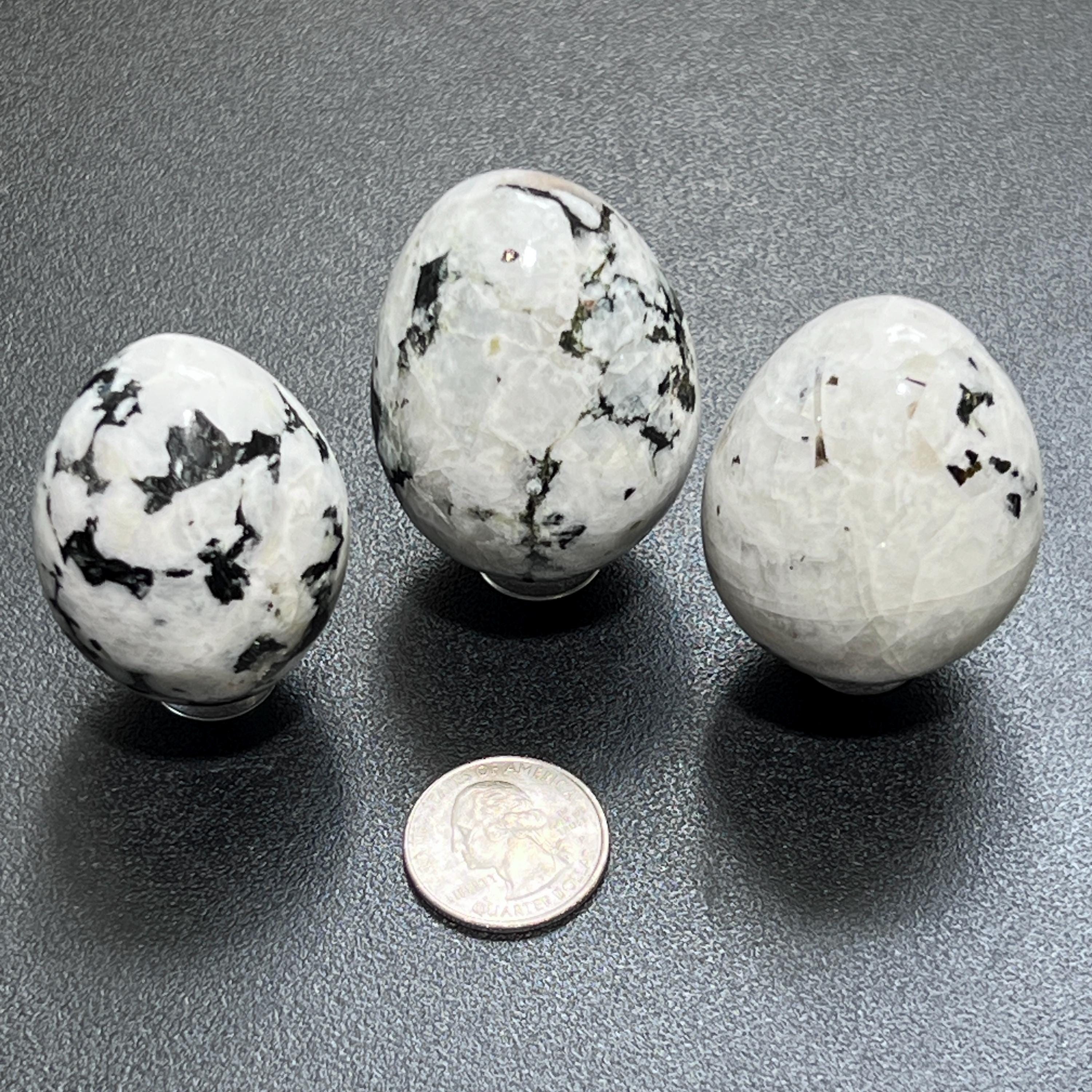 Rainbow Moonstone Polished Egg