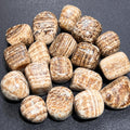 Brown Banded Onyx Tumbled Stones