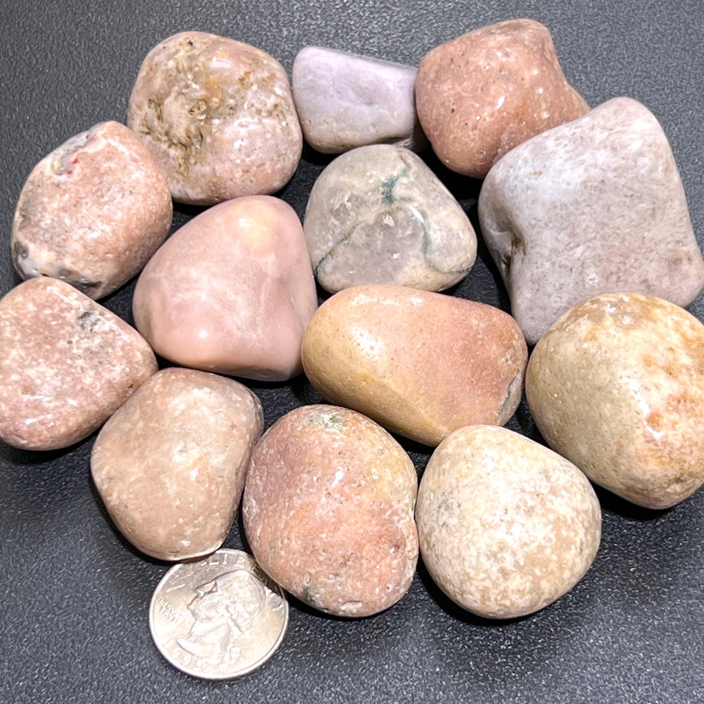 Large Pink Amethyst Crystal Tumbled Stones