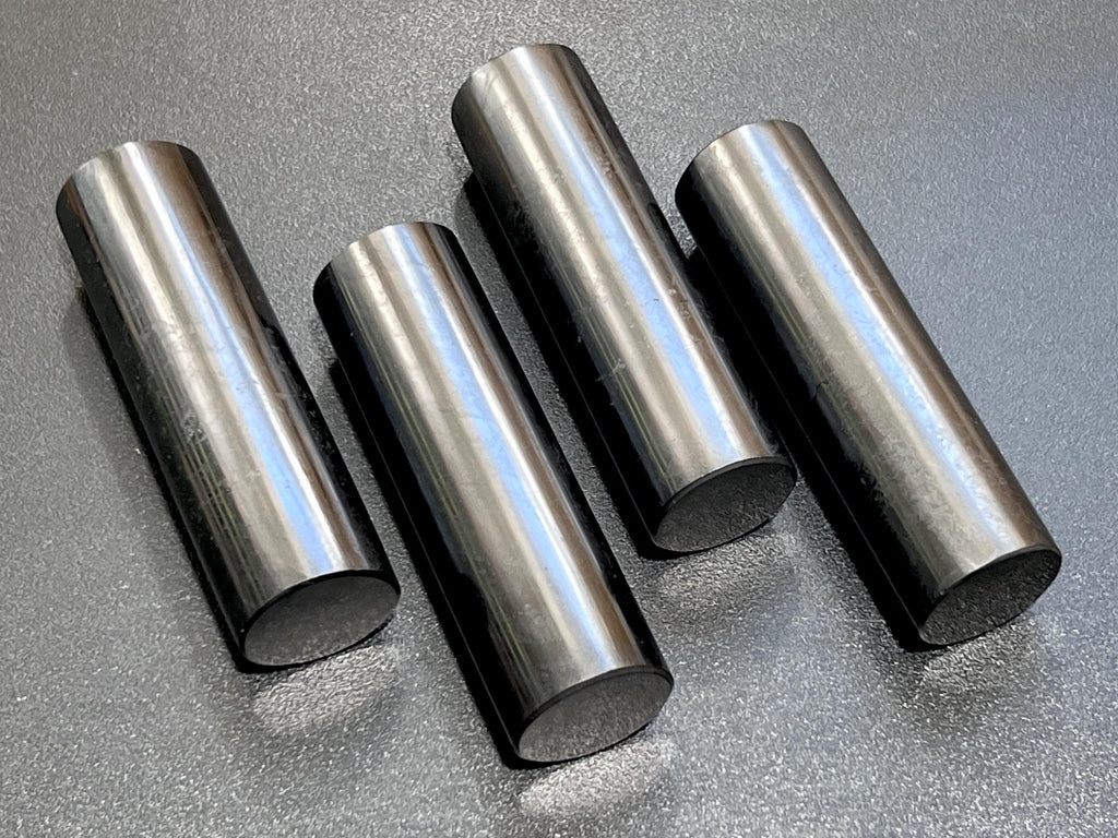 Black Shungite Cylinder Harmonizer Rod (4 Inches)