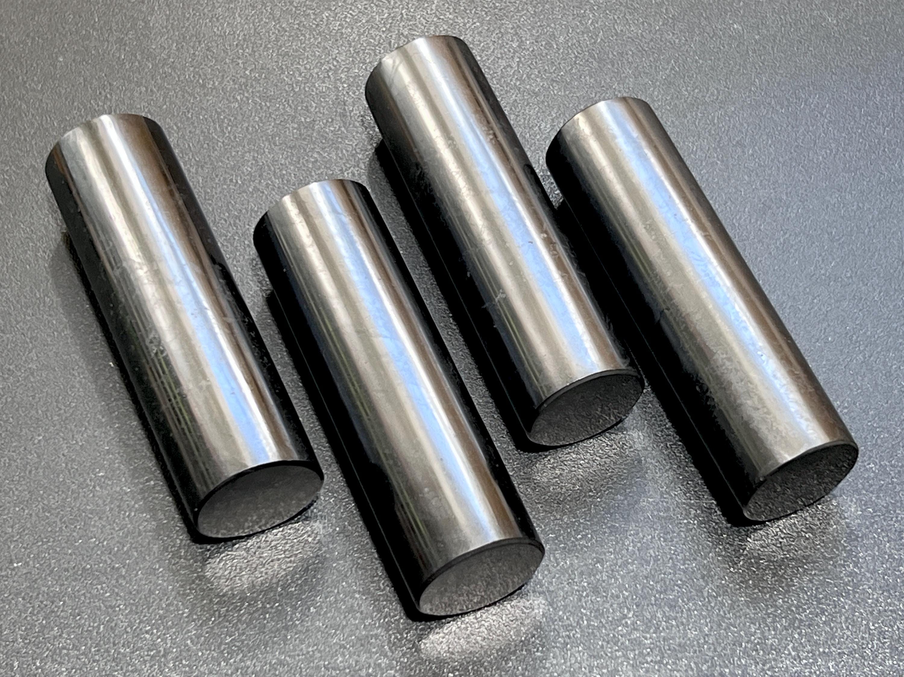 Black Shungite Cylinder Harmonizer Rod (4 Inches)