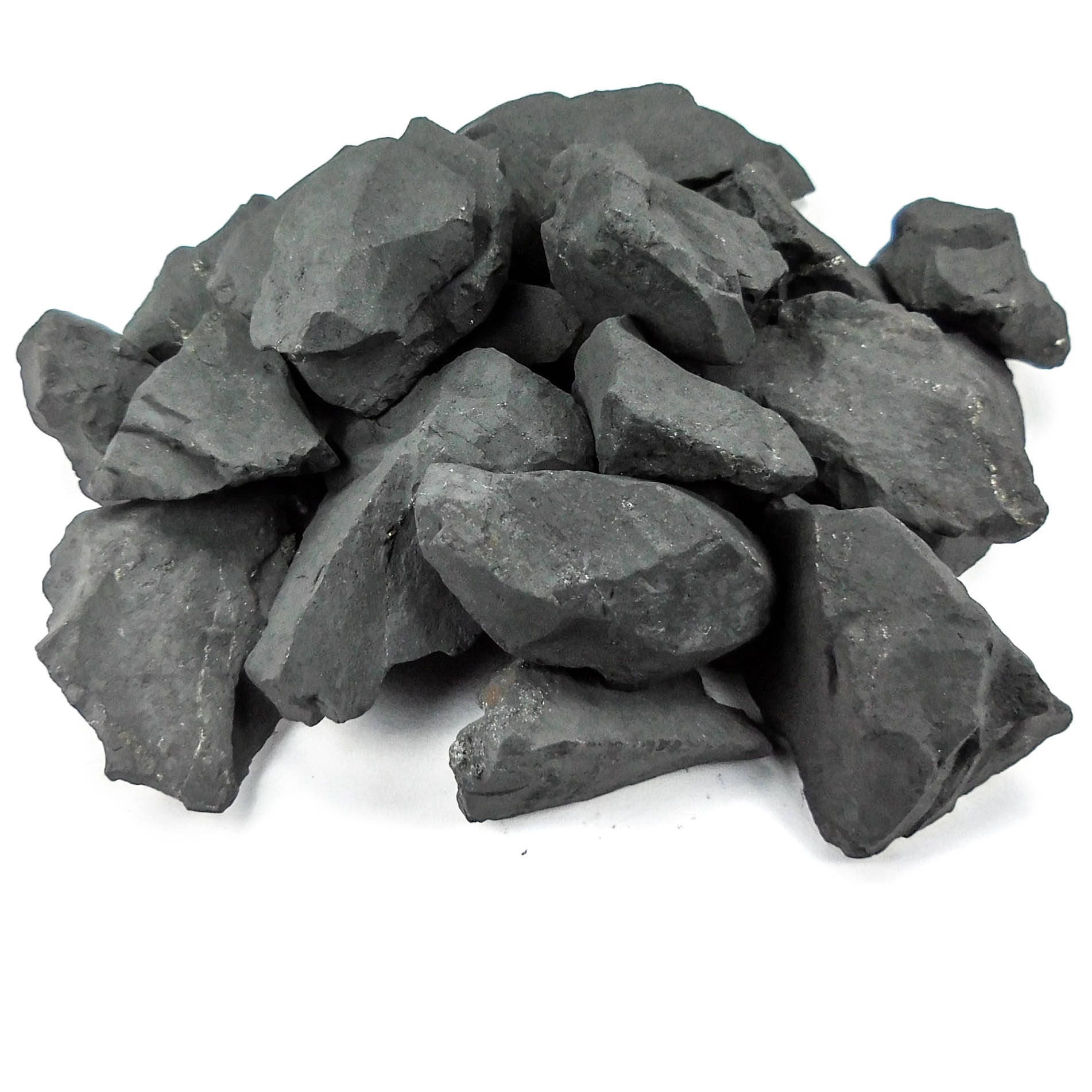 Black Shungite Type-2 Rough Raw Stones