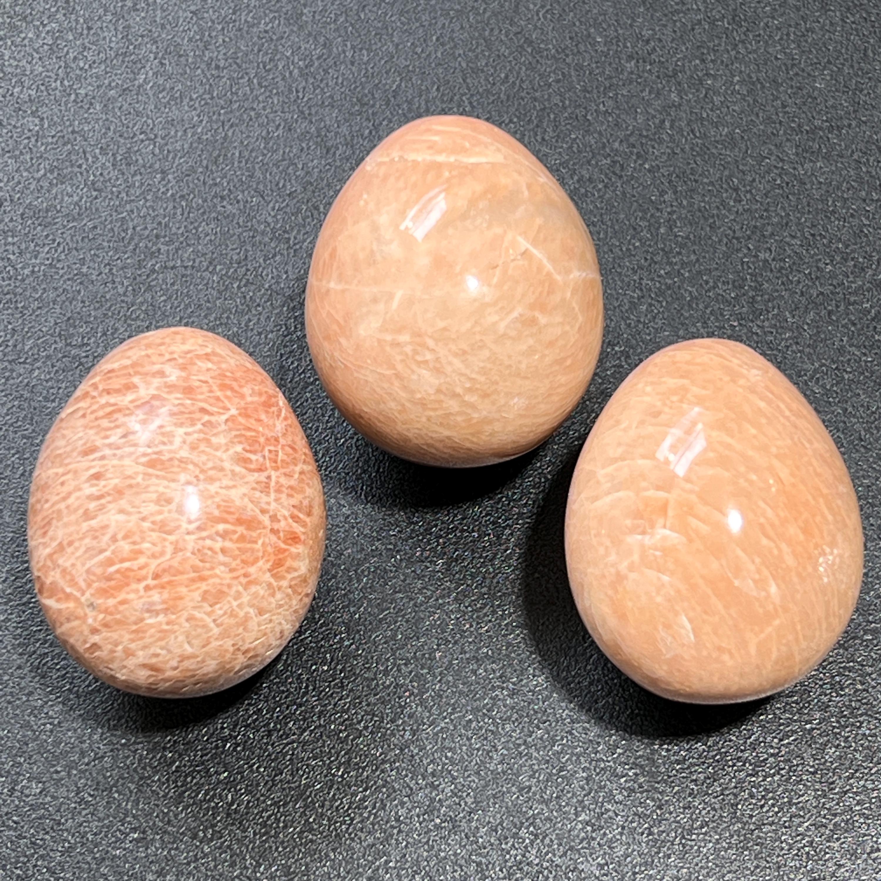 Peach Moonstone Polished Egg