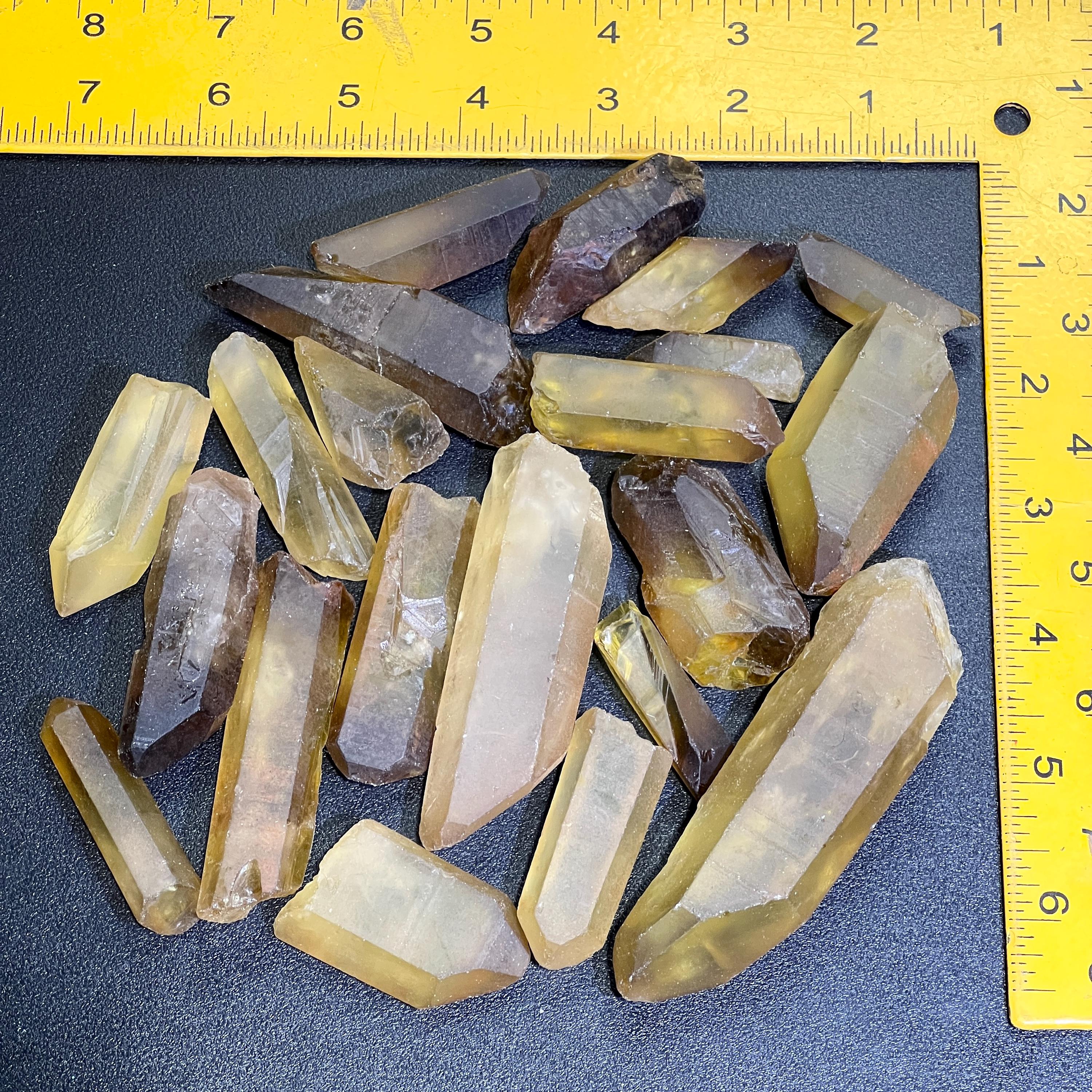 Citrine Crystals Raw Natural Untreated Points