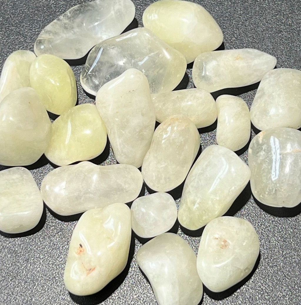 Yellow Quartz Crystal Tumbled Stones
