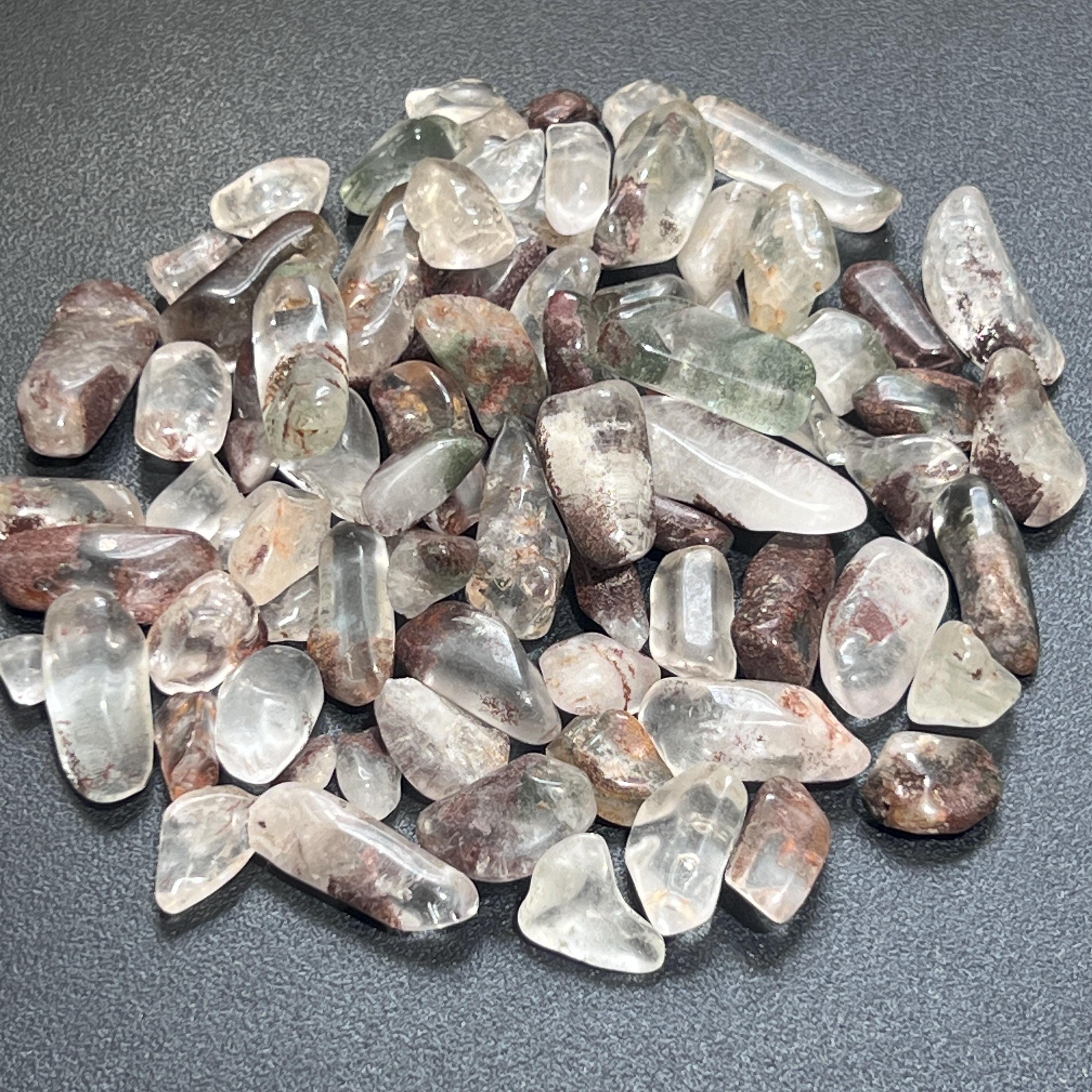 Garden Quartz Crystal (Mystical Lodolite) Small Tumbled Stones