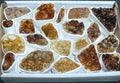 Citrine Druzy Crystal Cluster Box Flat